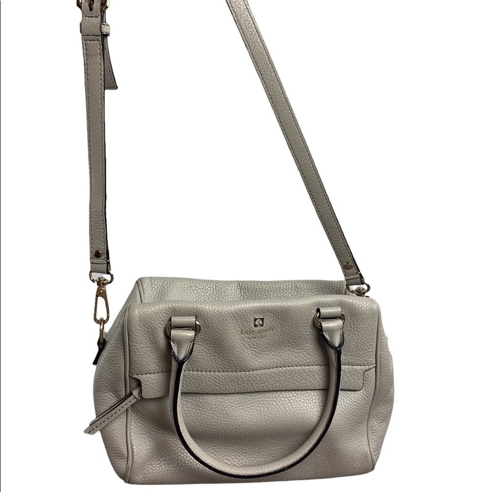 Gray pebble Kate spade leather purse